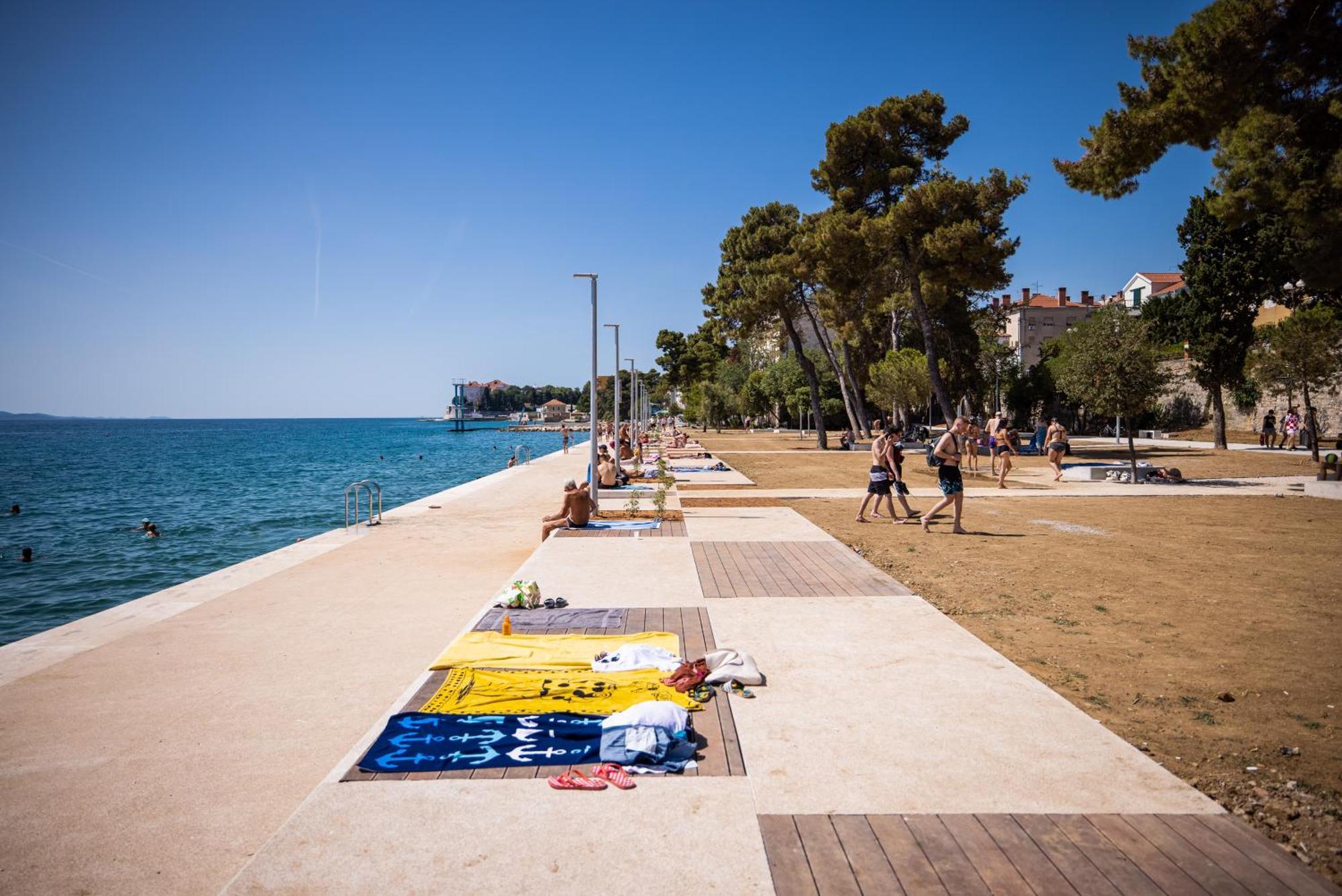 Zadar Center Beach Apartment - Directly On The Sea Exterior foto