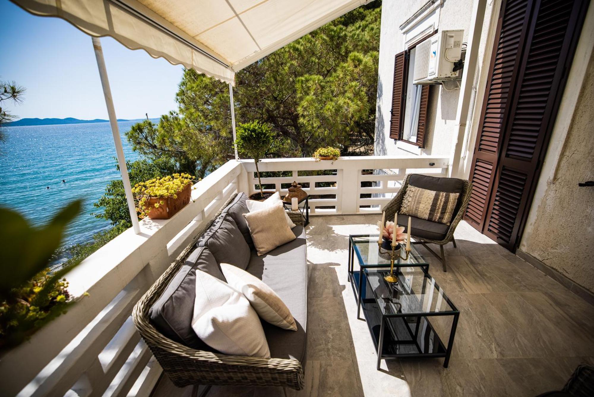 Zadar Center Beach Apartment - Directly On The Sea Exterior foto